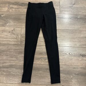 Express Black Cotton Leggings